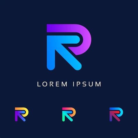 Premium Vector Initial Letter R Logo Design R Letter Logo Technology