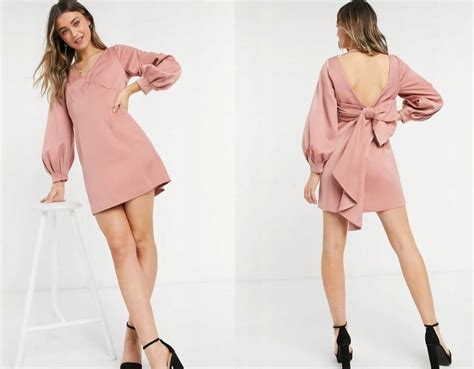 Forever New ELEGANCKA nude KOKARDA piękna XL oficjalne archiwum Allegro