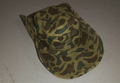 Vietnam War Era U S A Arvn Army Duck Hunter Camo Boonie Hat