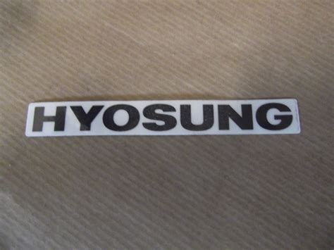 Hyosung Front Leg Shield Emblem T Northeast Motorcycles