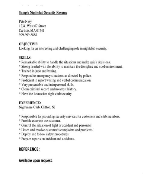 Security Guard Resume Examples Coverletterpedia