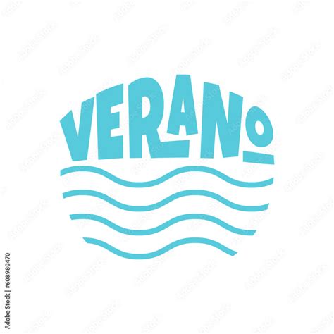 Logo Vacaciones De Verano Letras De La Palabra Verano Con Letras