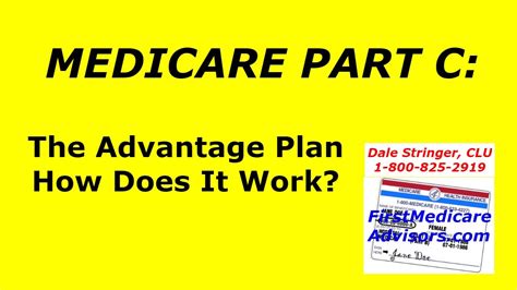 Medicare Part C The Advantage Plan And How Does It Work Youtube