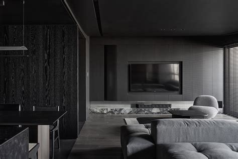 Interior Design — All Black Apartment — Modern Chic Apartment In Tainan