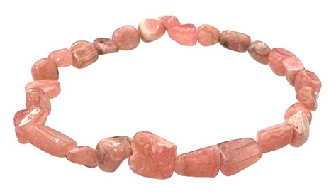 Bracelet Rhodochrosite Argentine AA pierres roulées Bracelets