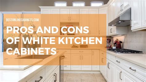 The Pros And Cons Of White Kitchen Cabinets Youtube