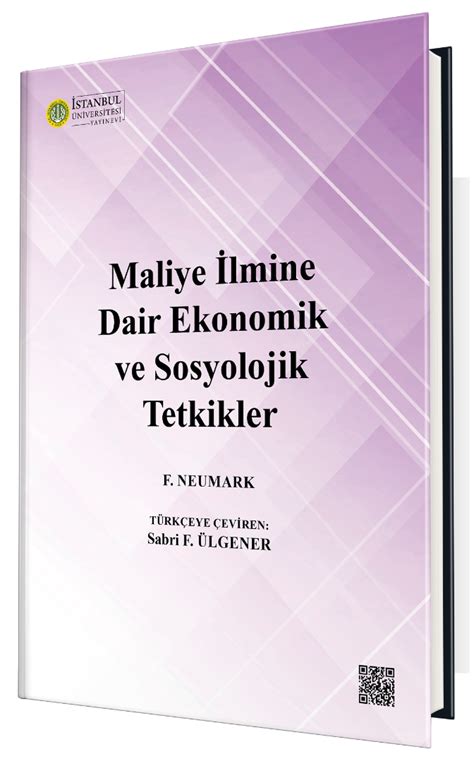 Maliye İlmine Dair Ekonomik ve Sosyolojik Tetkikler