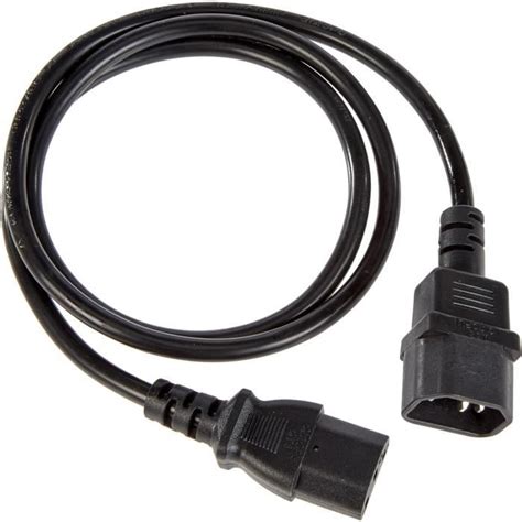 Extension d alimentation pour PC 230V 1m Rallonge IEC 320 Pr à Fiche