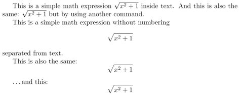 Latex Formula Telegraph