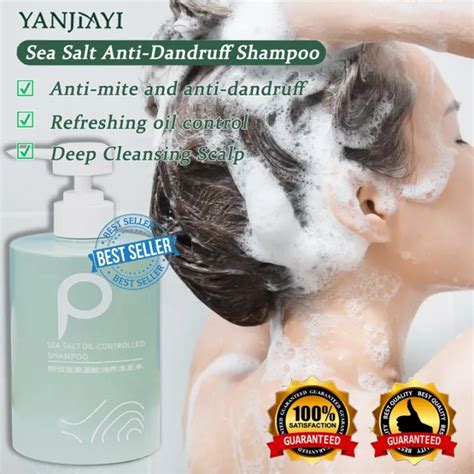 Yanjiayi Sea Salt Shampoo Anti Dandruff And Anti Mite Refreshing Oil