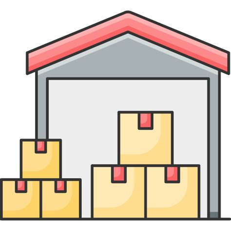 Almacén almacenamiento unidad Iconos Comercio electrónico y Compras