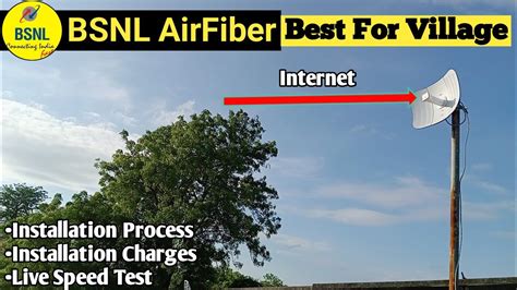 BSNL AirFiber Bsnl Airfiber Installation Speed Test Plans