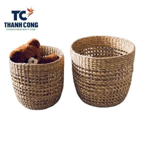 Water Hyacinth Storage Basket Wholesale Bulk Large Hyacinth Storage