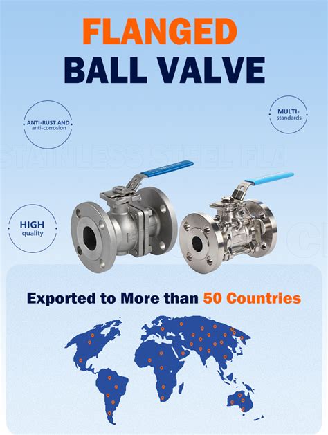 Din Pn Cast Ductile Iron Manual Handle Flange Connection Ball