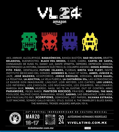 Anuncia El Vive Latino Su Line Up Aqu Todas Las Bandas Que