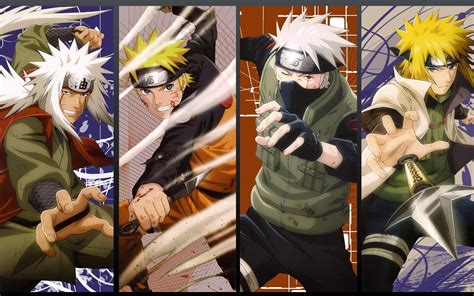 Fondos De Pantalla 1920x1200 Px Hatake Kakashi Jiraiya Namikaze