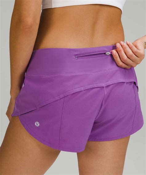 Lululemon Speed Up Low Rise Lined Short Moonlit Magenta Lulu