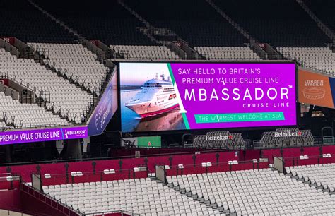 London Stadium News Ambassador Cruise Line Named Official Partner Of