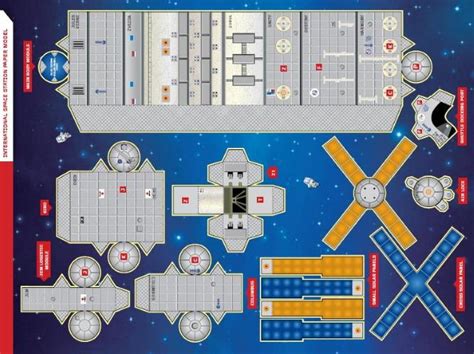 Papermau Build Your Own Iss International Space Station Paper