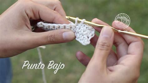 Crochet Tutorial Punto Bajo Medio Punto Principiantes Tramar Youtube