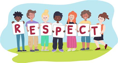Diverse variety of kids holding up signs that say RESPECT | Teman ...