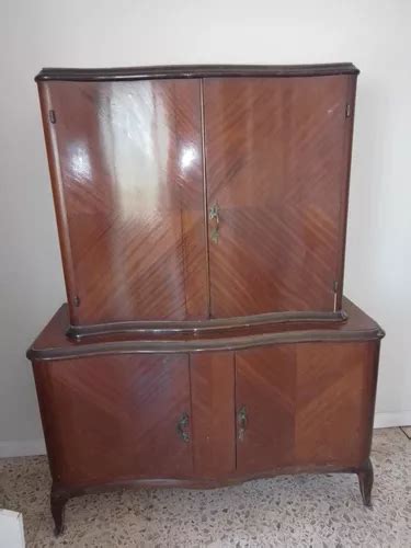 Vajillero Antiguo Vintage Mueble Bargue O Estilo Luis Xv En Venta En