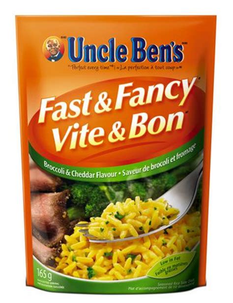 Uncle Ben S Fast Fancy Broccoli Cheddar Rice Walmart Ca