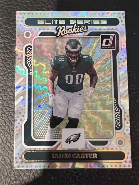 Donruss Football Jalen Carter Elite Series Recrues Rc