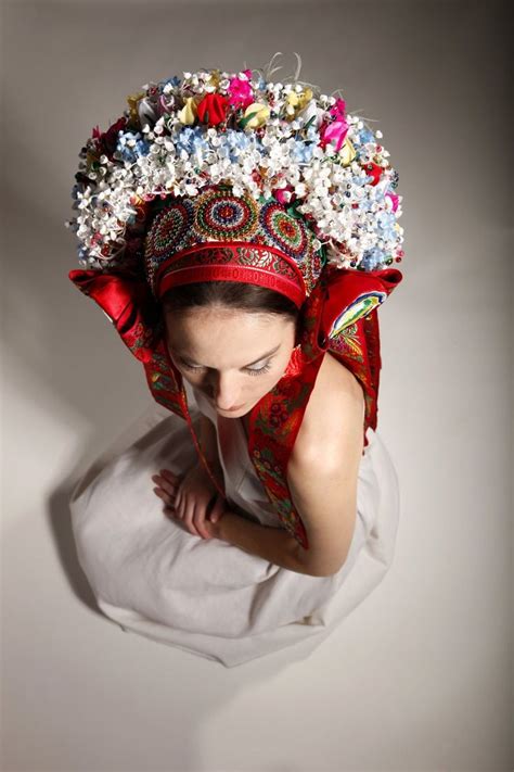 Ceremonial Pentleni A Folk Head Piece Or Crown Worn In Old Moravia