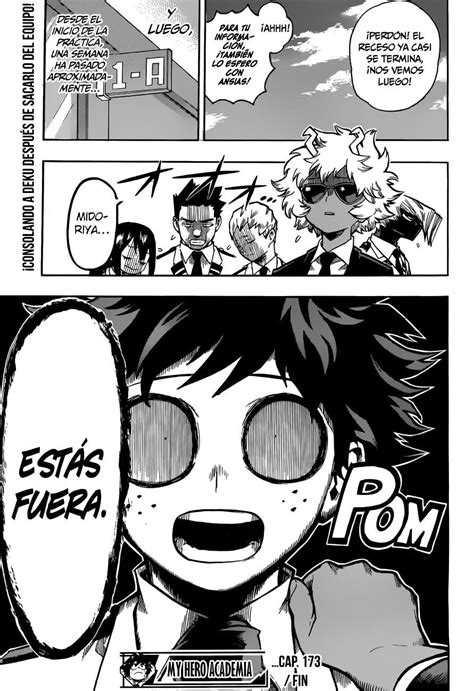 Boku No Hero Academia Capítulo 173 00 El Momento Más Agradable Es