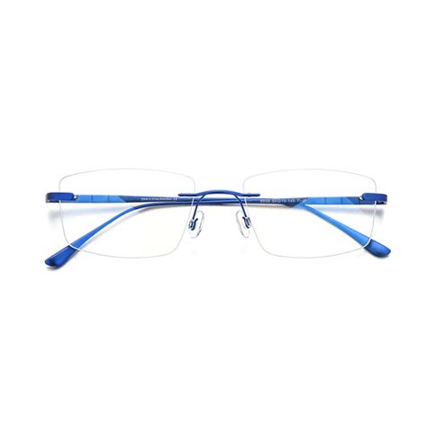 Pure Titanium Rimless Eyeglass Frames Titanium Optix