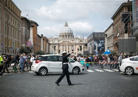 Blocco Del Traffico A Roma