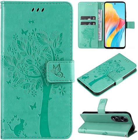 Saturcase Etui Pokrowiec Sk0Rzane Do Oppo A98 5G F23 Etui Na Telefon