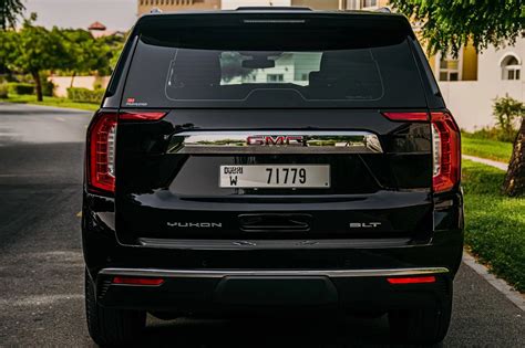 Rent GMC Yukon Black In Dubai SUV Octane Luxury Car Rental Dubai