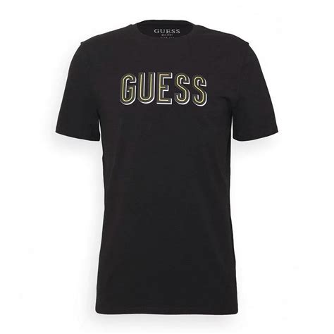 Guess Guess Deal Black Logo Crew Neck T Shirt M0yi9aj1300 Guess From Club Jj Uk