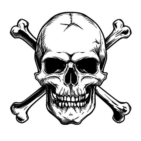 Free Skull And Crossbones Svg Vector File For Laser Cutting 3 K40 Laser Cutter