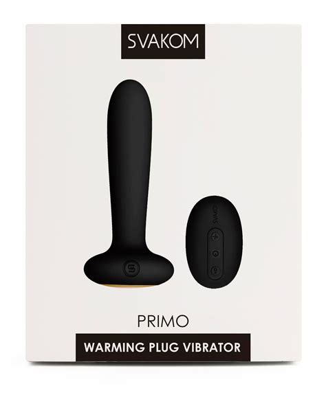 Primo Plug Vibrador Anal Y Vaginal Con Calentador Afrodita Sexual