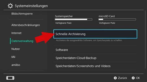 Nintendo Switch Spiele L Schen Oder Archivieren