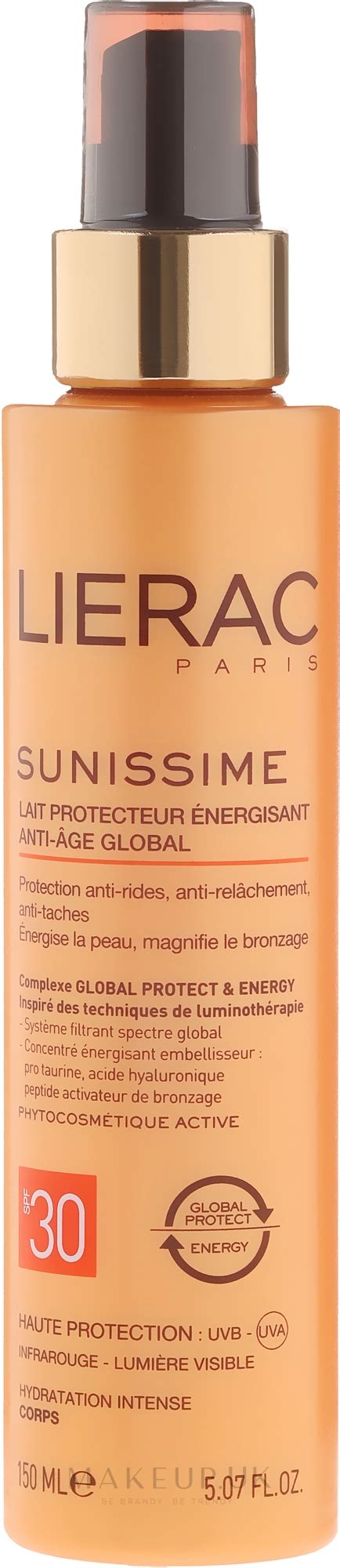 Lierac Sunissime Sun Protection Body Milk Spf Makeup Uk