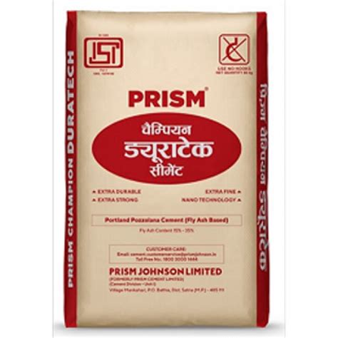 Prism Champion Duratech Cement At Rs Bag Prism Duratech Cement In