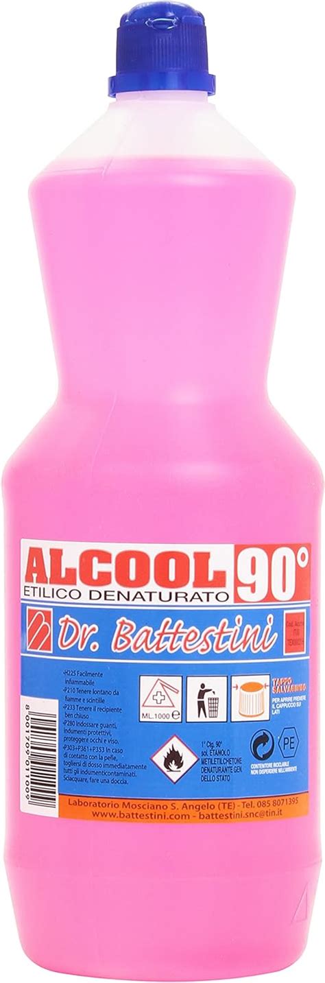 Dr Battestini Alcool Etilico Denaturato Ml Amazon It Moda