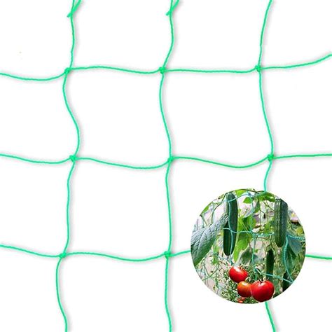 Bamzhu Heavy Duty Nylon Garden Plant Trellis Netting Elastic Plant Support Vine Net