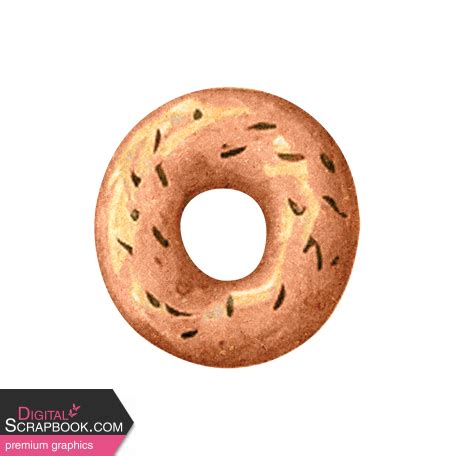 Coffee And Donuts Element Small Donut Sticker Graphic By Jessica Dunn