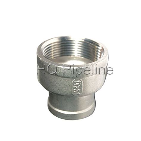 Ansi Bs Din Stainless Steel Npt Bsp Threaded Pipe Fitting Reducer