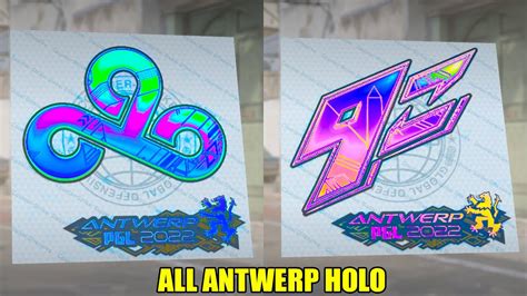 Cs2 Updated Antwerp Holo Stickerinspecting All Antwerp Stickers Youtube