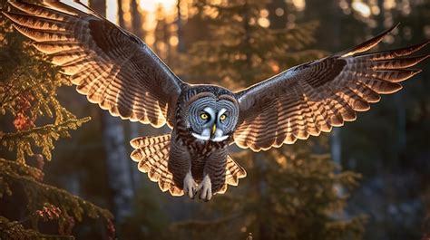 Premium AI Image A Bird With A Large Wing That Says The Owl