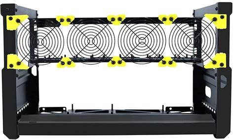 Mining Rig Frame For Open Air GPU Miners TekHouseVEDDHA T3 6 GPU