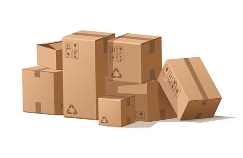 Premium Vector Cardboard Boxes Stack Cartoon Pile Of Delivery Package