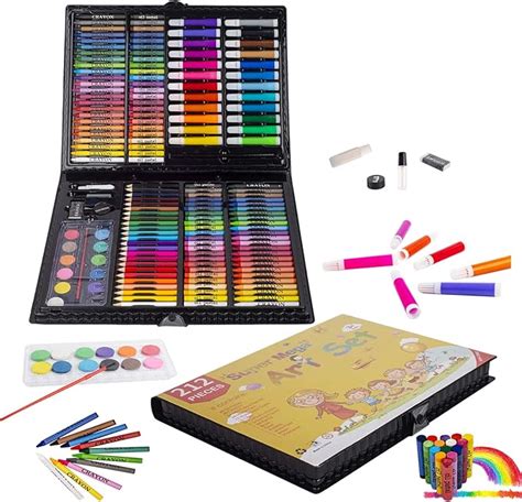 Malette dessin Enfant KINSPORY 212 pièces coloriage kit dessin Enfant