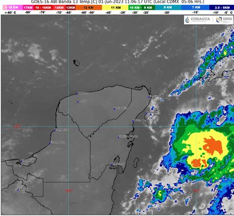 Clima para hoy en Cancún y Quintana Roo Lluvias e intervalos de chubascos